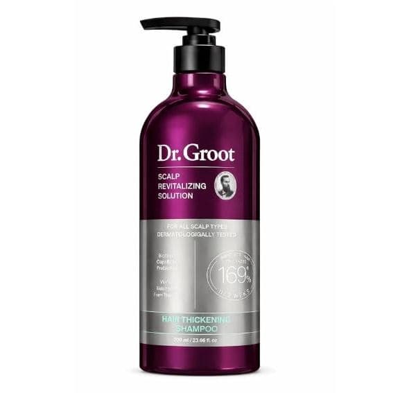 Solução Revitalizante para o Couro Cabeludo Dr Groot, Shampoo Espessante para Cabelo, Para Todos os Tipos de Couro Cabel