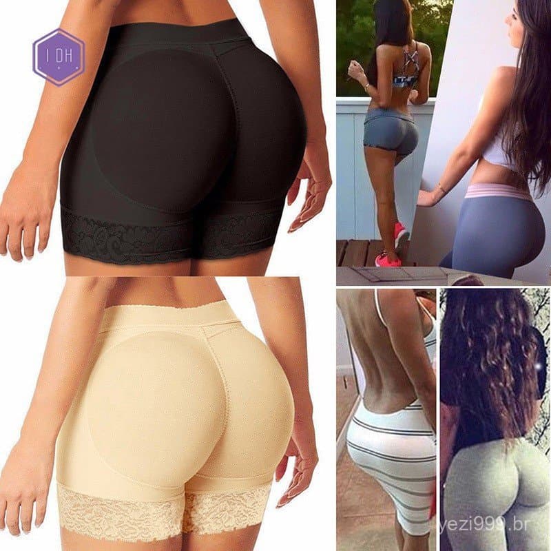 Calcinha Short com Enchimento Levanta Bumbum Aumenta Bunda