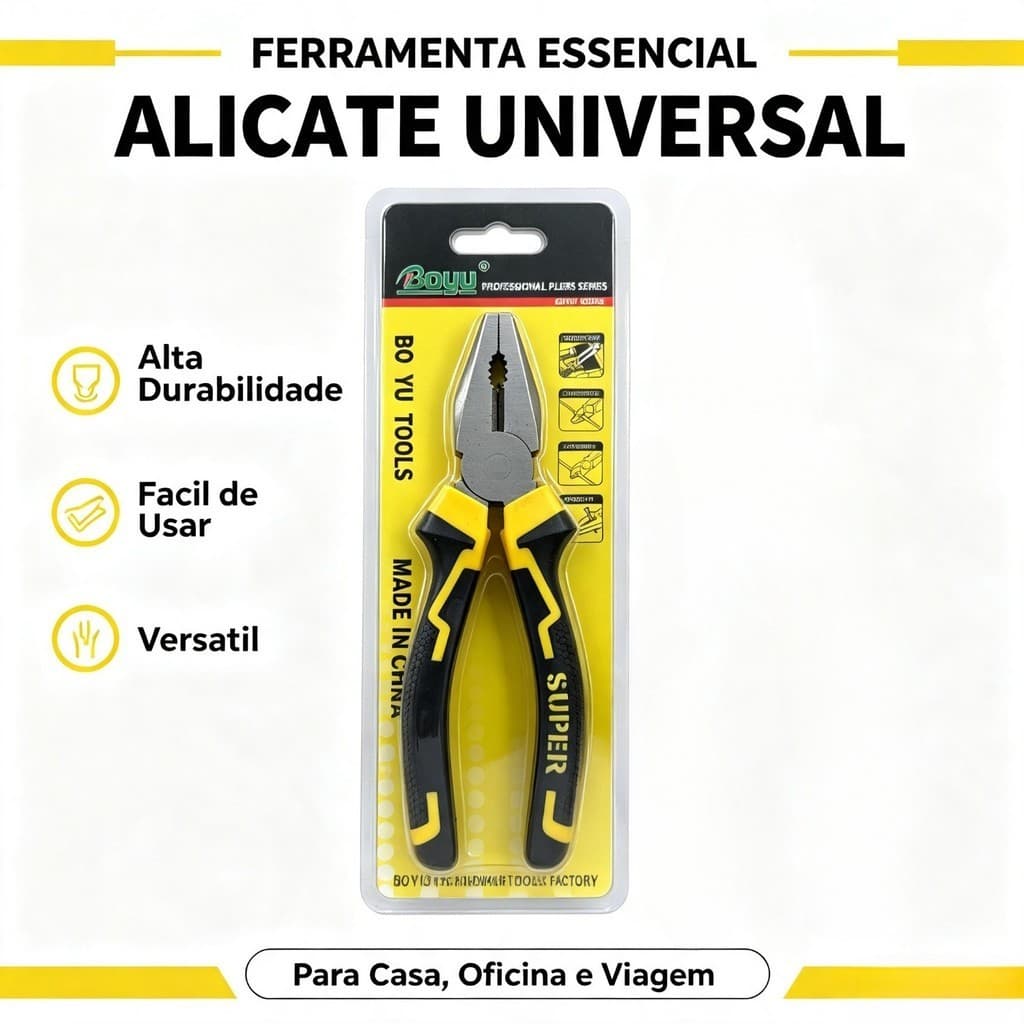 Alicate Universal Multiuso 8"