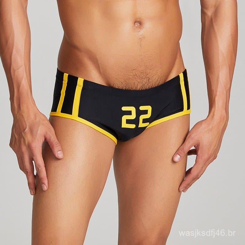 Novos Calções De Banho Masculinos Moda Na Triângulo Praia Roupa