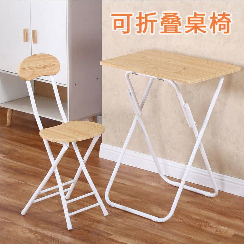 Mesa dobrável simples cadeira pequena apartamento mesa de jantar mesa de computador mesa retangular dormitório estudanti