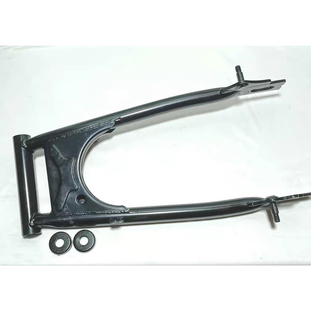 Adequado para Haojue HJ125-8V-8S-8W-8L-8E-8F príncipe motocicleta quadro de balanço traseiro conjunto garfo plano trasei