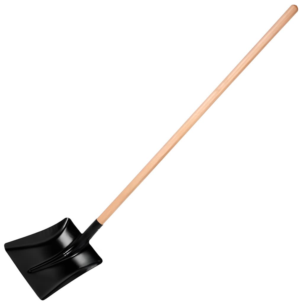 Pá Quadrada Com Cabo 120cm Reforçado Jardinagem Construção Cavar Jardim Pedra