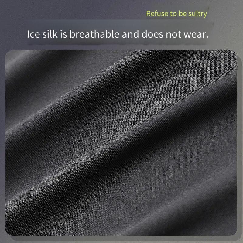 Conjunto De Camisa De Ciclismo Masculina De Seda Gelo , Secagem Rápida Com Bolso Para Telefone , Equipamento De Biciclet