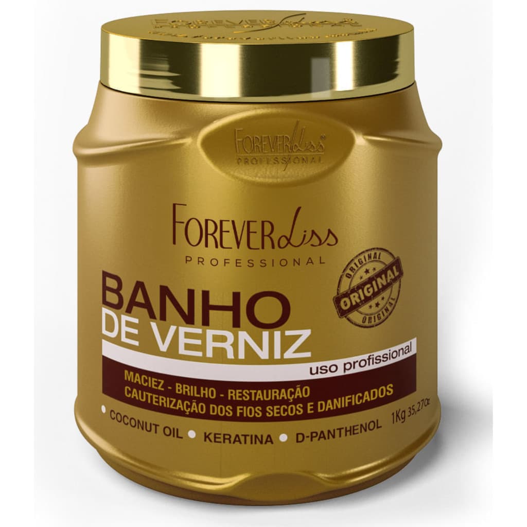 Máscara Banho De Verniz Forever Liss Professional 1kg