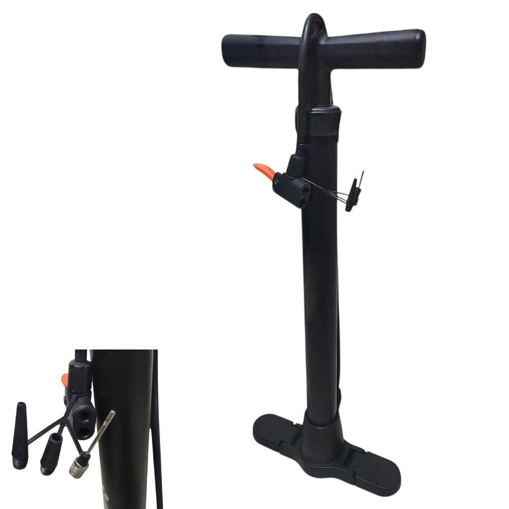 Bomba De Ar Manual 160 Psi Alta Pressao Pneu Moto Carro Bicicleta Bola Basquete Volei Boia Potente Portatil