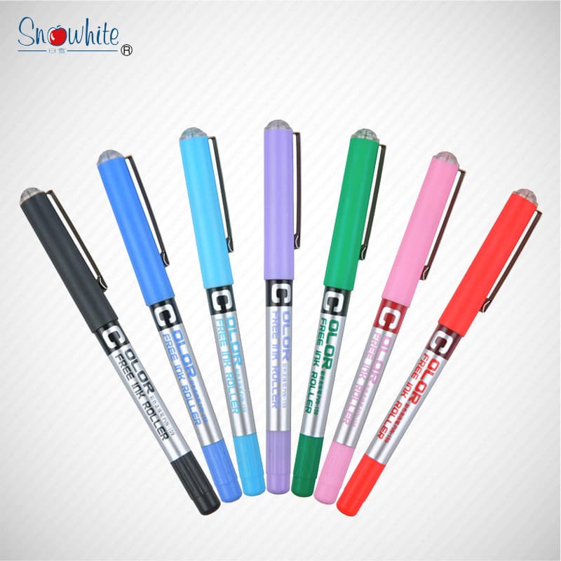 PVN-159 Caneta Rollerball Líquida Reta Estudantes Usam Caneta Gel Caneta Assinatura Material de Escritório Caneta Papela