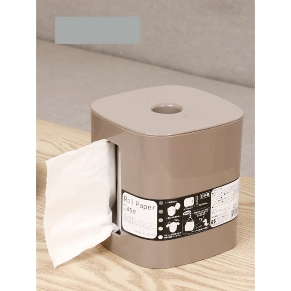 Japão importado caixa de tecido criativo redondo rolo papel doméstico banheiro sala estar Desktop caixa armazenamento ca