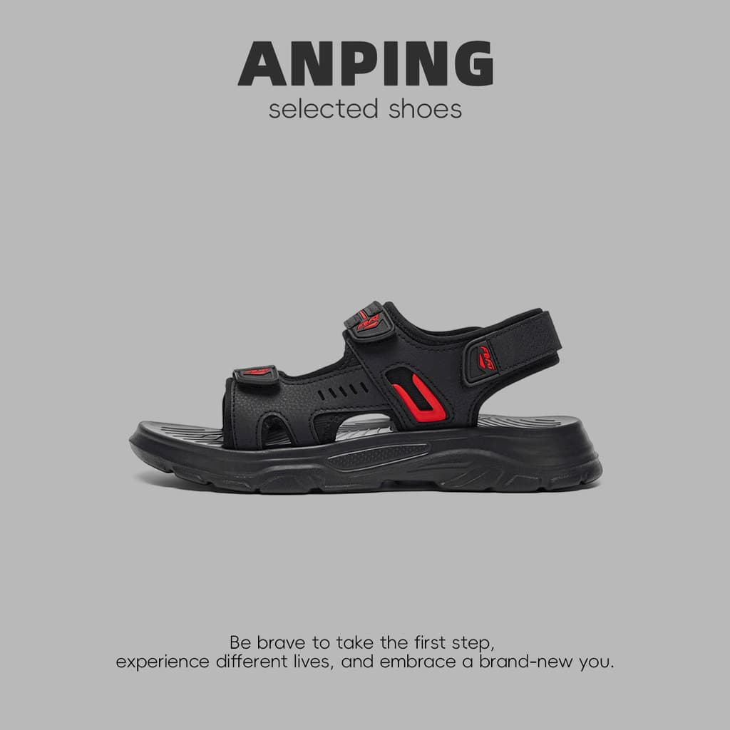 Jinjiang sandálias esportivas de comércio exterior sapatos masculinos verão respirável ajuste de Velcro EVA leve sola ma