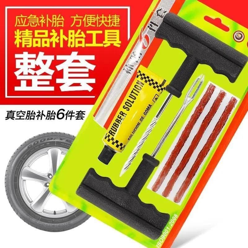 Equipamento de ferramenta de reparo de pneus Daquan equipamento de carro tira de borracha emergência rápido kit de ferra
