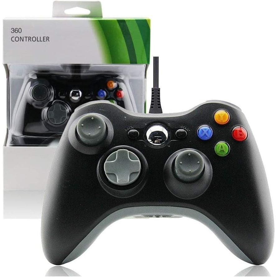 CONTROLE JOYSTICK USB COM FIO COMPATÍVEL XBOX 360 PC COMPUTADOR