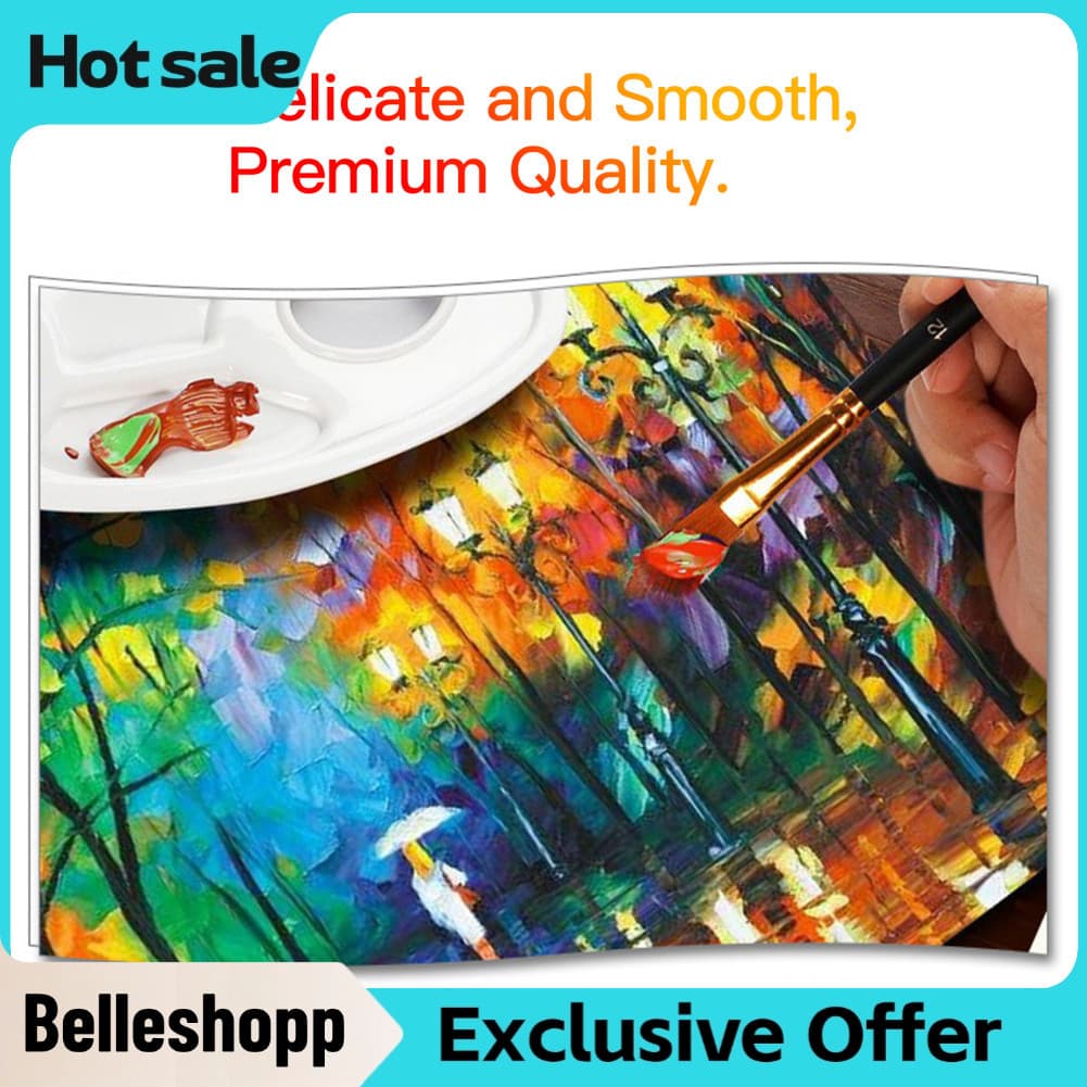 belleshopp-br H&B Conjunto de tinta acrílica com 30 cores vivas 60ml/2 fl.oz Cada garrafa Pigmentos ricos não tóxicos