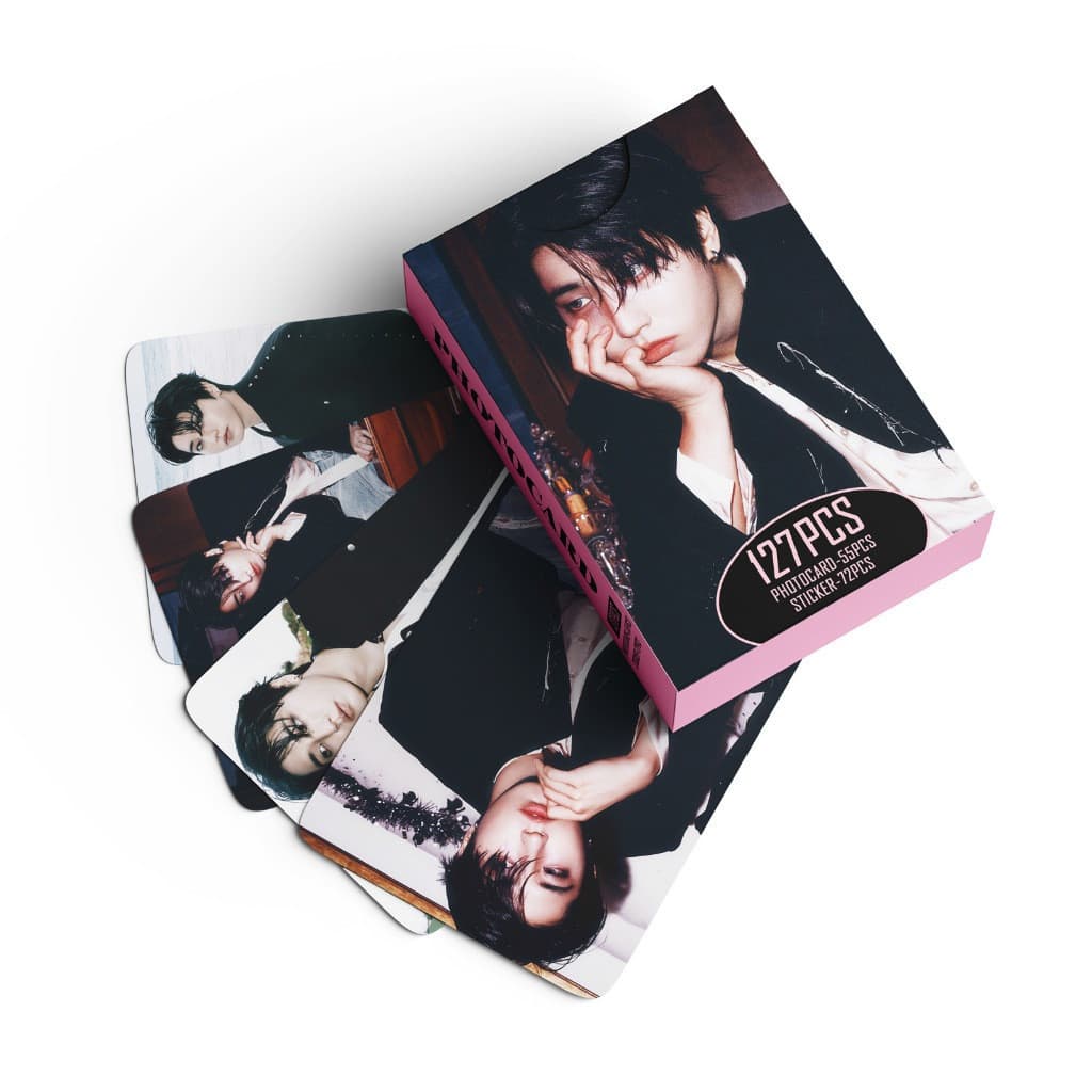 KPOP 127 Pçs/Caixa Stray Kids Solo HAN Photocards Fazer LOMO Cartão De Coleção