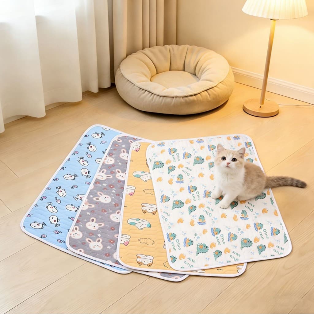 Almofada de látex para resfriamento de animais de estimação, almofada de dormir para gatos, canil, almofada de resfriame