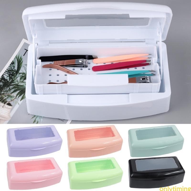 onlytiming Caixa Esterilizadora De Ferramentas Para Unhas , Bandeja De Esterilização , Ferramenta De Desinfecção , Supri