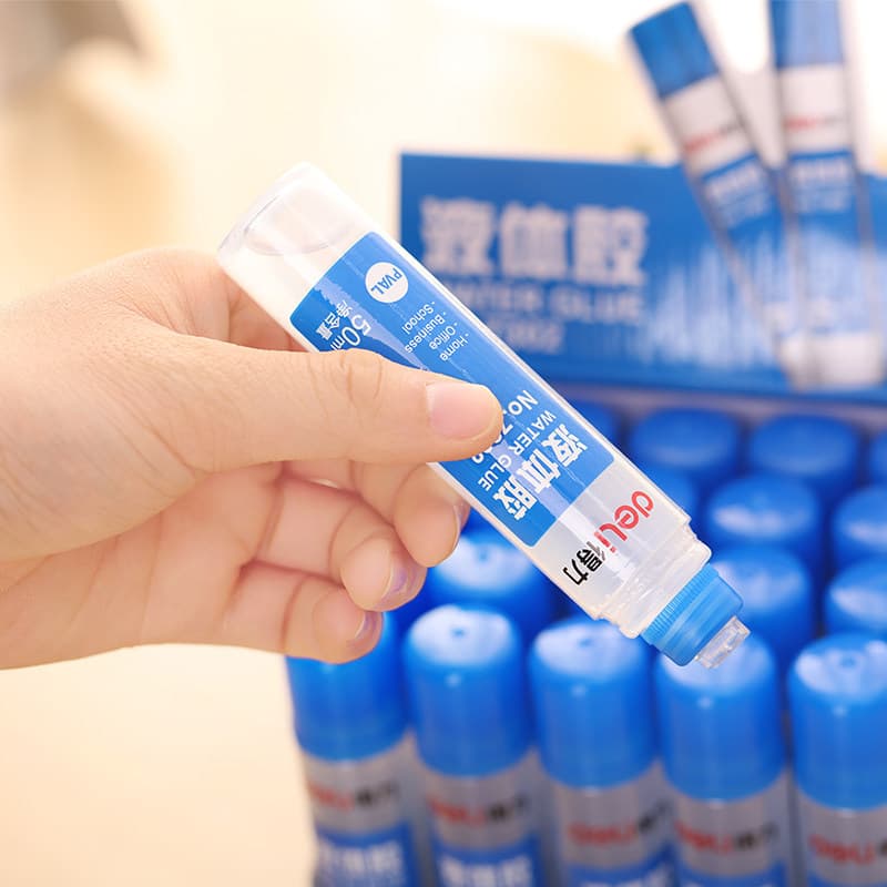 Deli 7302 Cola Líquida Estudante Transparente Artesanal Super Cola Material de Escritório 50ml Cola Tamanho Médio Feito
