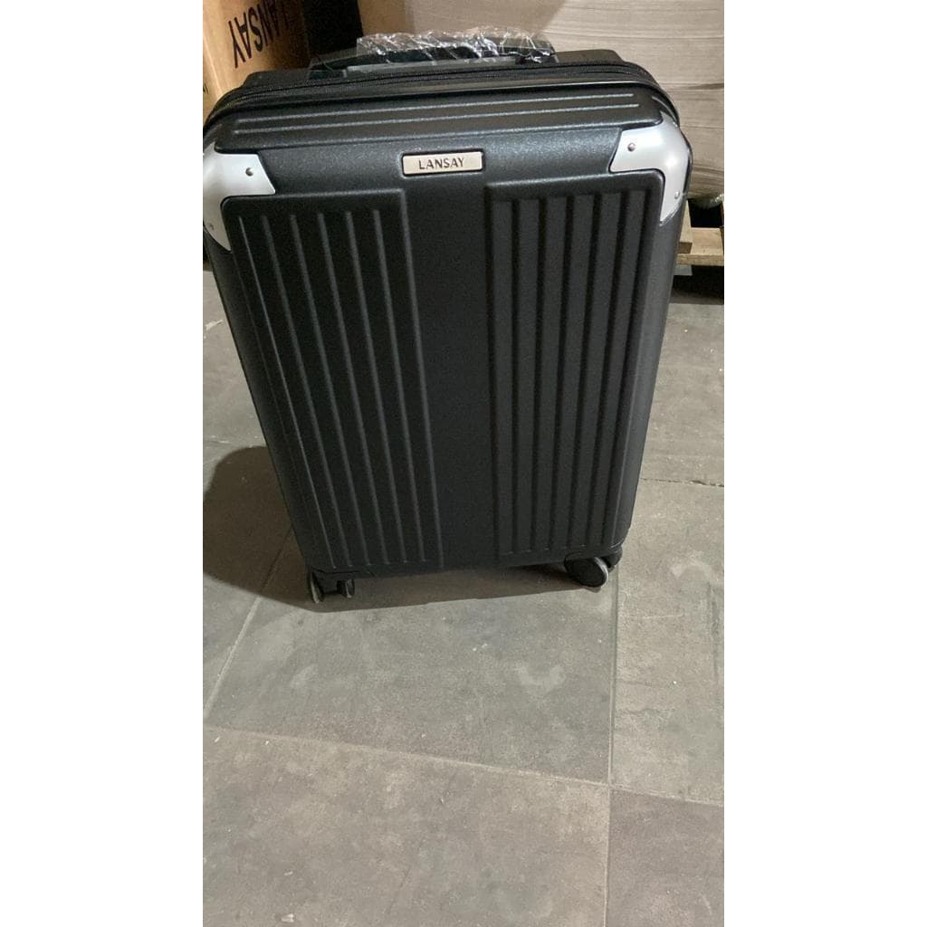 MALA PARA VIAGEM EXPANSÍVEL COM RODINHAS PRETA