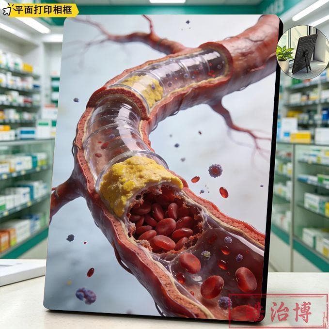 Bloqueio Vascular diferentes estágios moldura de foto centro de gerenciamento de saúde Popular placa de exibição de ciên