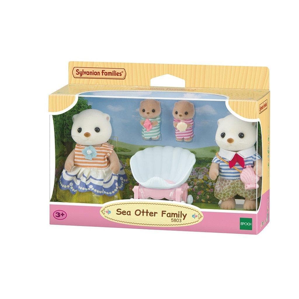 Família Das Lontras Marinhas Sylvanian Families Colorido