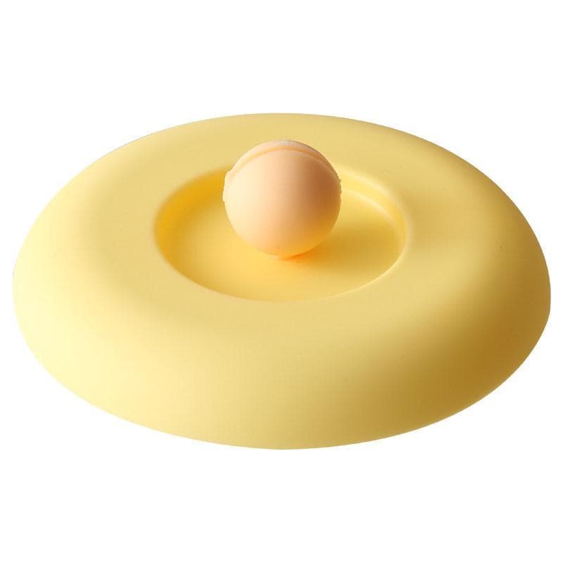 Tampa de copo de Silicone ceroso macio bola colher buraco alça boca redonda caneca de água potável Anti-poeira simples t