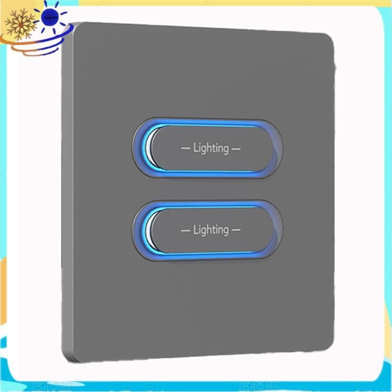 [Le's Shop] Tuya Zigbee Interruptor De Botão Inteligente Controle Duplo Multi-Smart Home Time De Voz Remoto 2 Gang