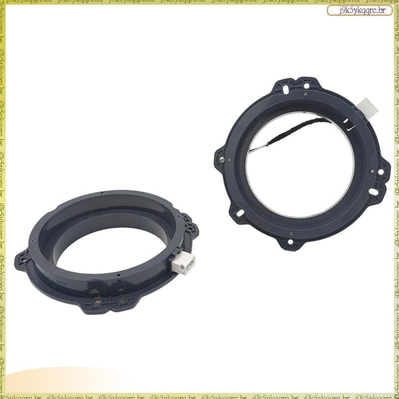 [Lan] Plugue Sem Perdas De 6.5 Polegadas Adaptador De Alto-Falante De Áudio Para Carro Almofada De Montagem 2 Unidades I