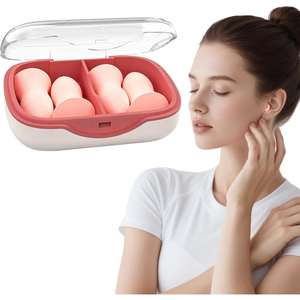 Protetores Auriculares Portáteis para Dormir, 20 Protetores Auriculares Redutores de Ruído, Protetores Auriculares Reuti
