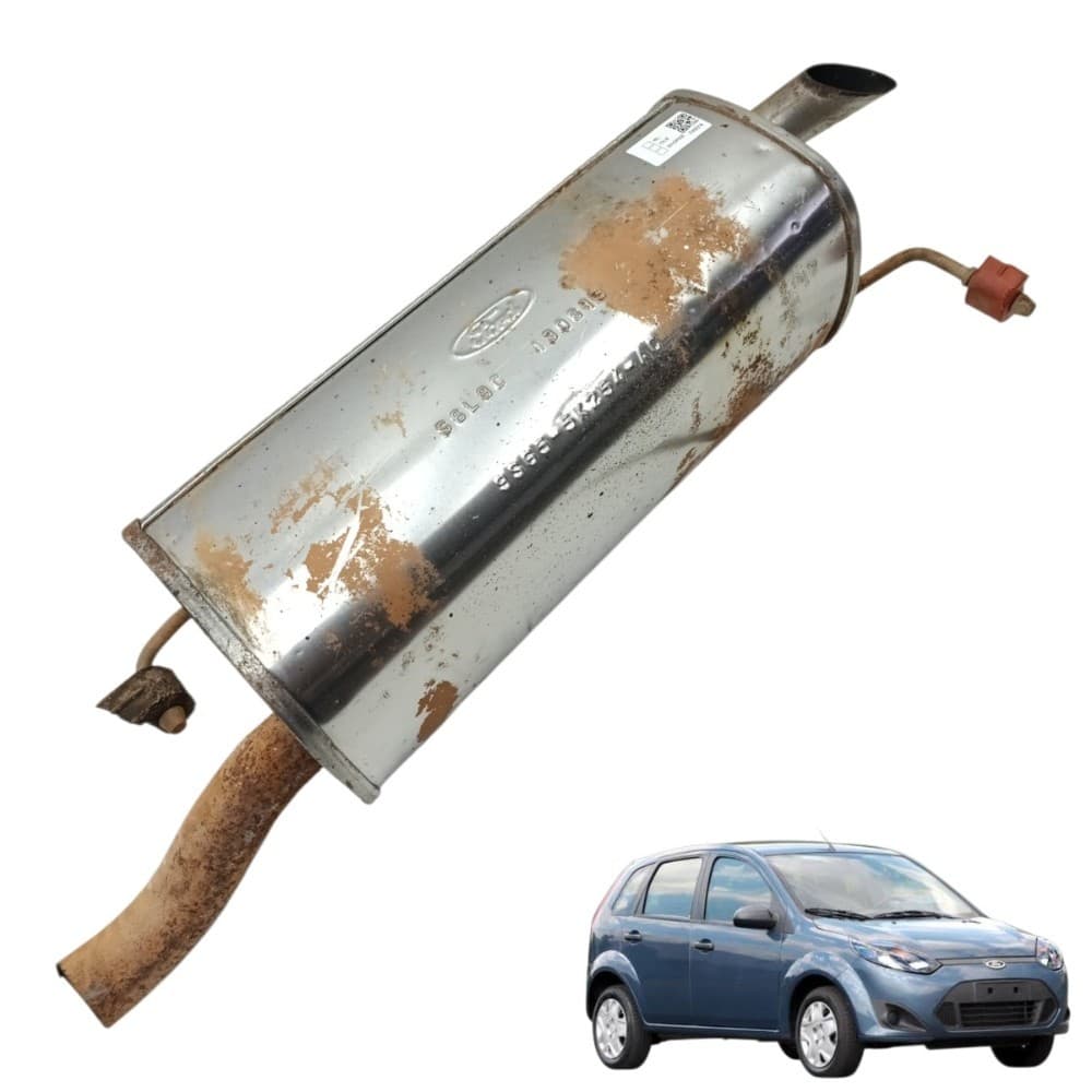 Silencioso abafador Ford fiesta zetec 2012 2013 2014