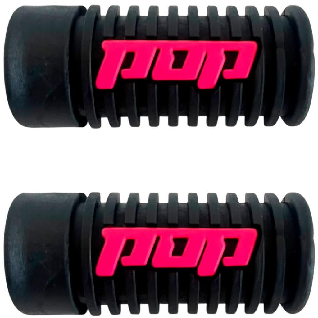 Pop 100 Modelo 2007 Par Borracha Estribo Moto Pedal - Rosa Pedaleira Dianteira Apoio Personalizado Honda