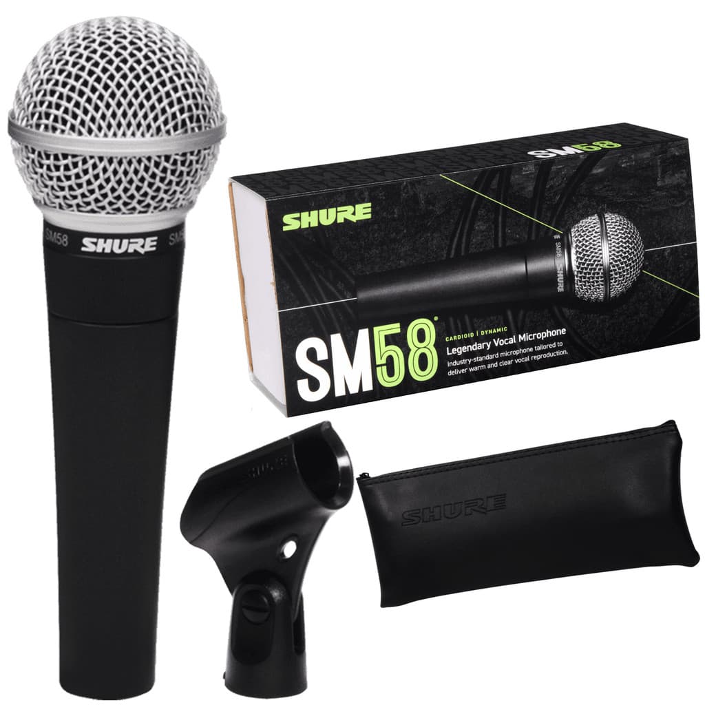 Microfone Profissional Shure Sm58-lc Cardióide Original + Nf