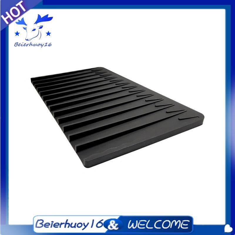 1 PCS Tapete De Secagem De Pratos De Silicone Grande 32.5X20Cm Tamanho Escorredor C
