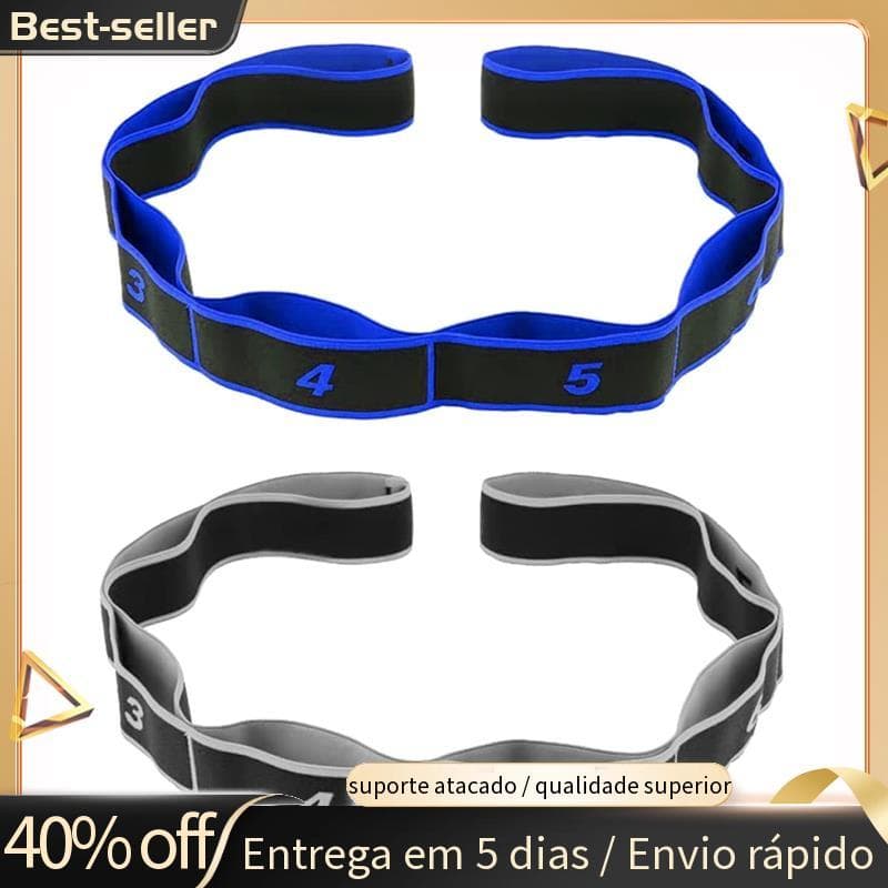 2 Peças Faixas Elásticas De Ioga Faixa De Resistência Elástica , Para , Fisioterapia , Pilates , Dança , Ginástica