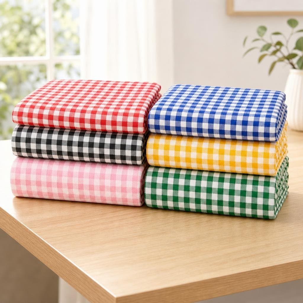 tecido xadrez para decoração de mesa e festas gorgorinho 0,5 a 5m (Larg.1,50m)