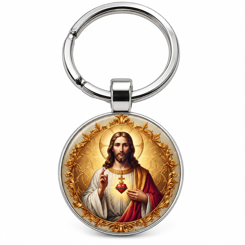 Chaveiro Religioso Proteção Catolica Jesus Maria Varios Mod