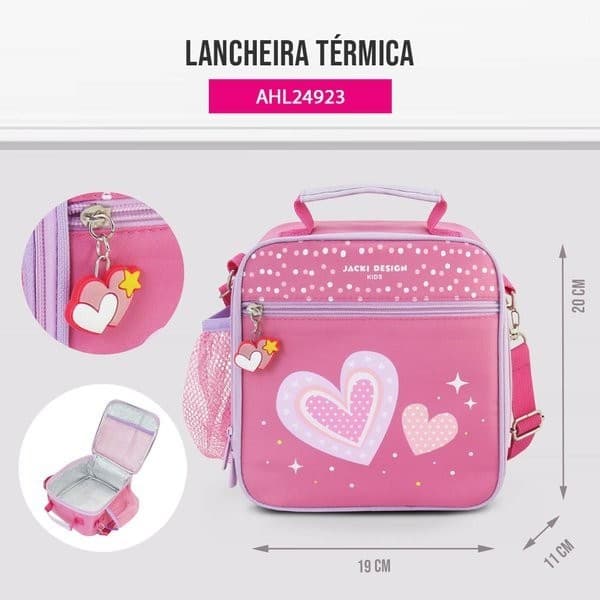 Bolsa Térmica Infantil Piccolino 4180ml | Jacki Design Escolar | Segura, Térmica, Ajustável