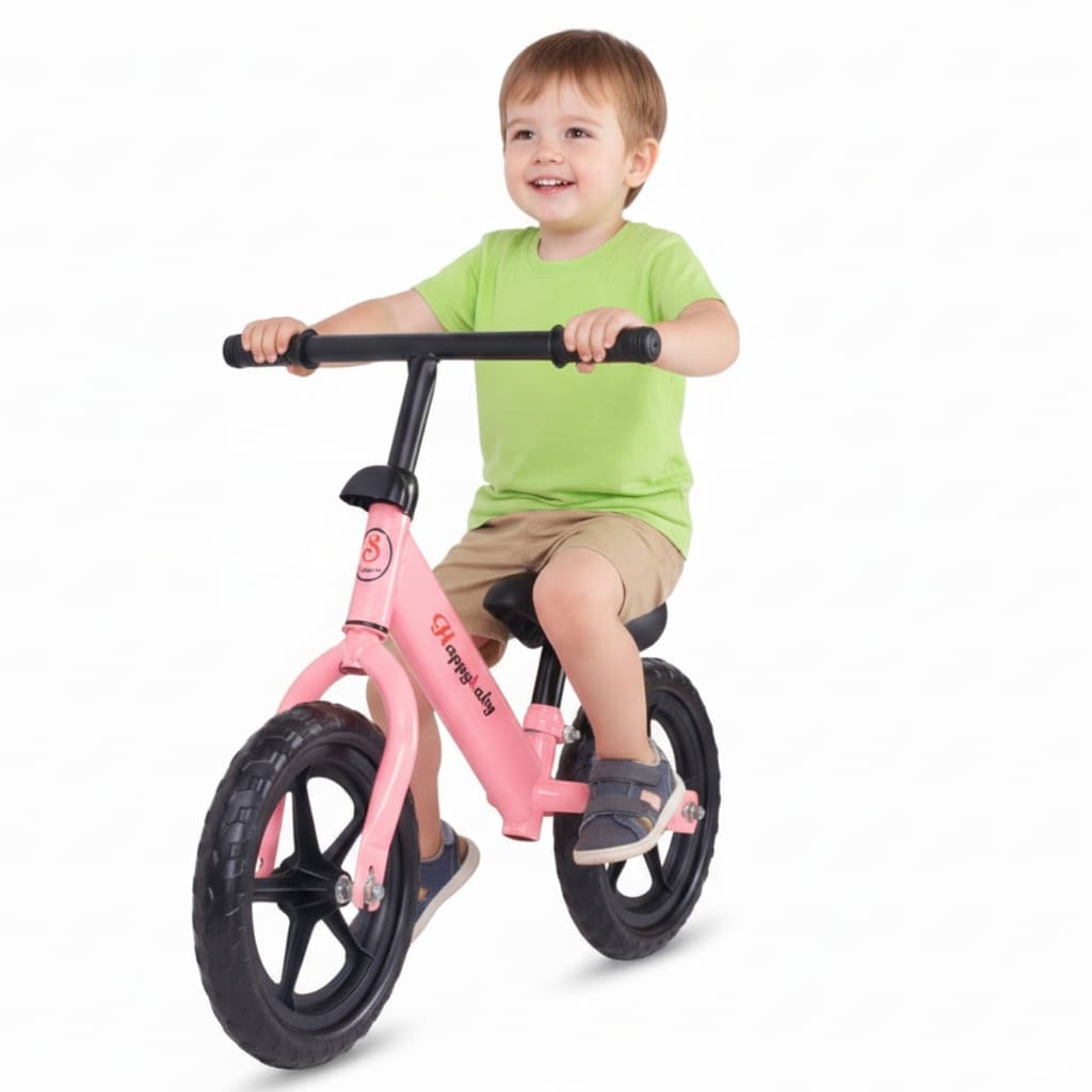Bicicleta Sem Pedal Equilíbrio Infantil Rosa Aro 10 - Castela