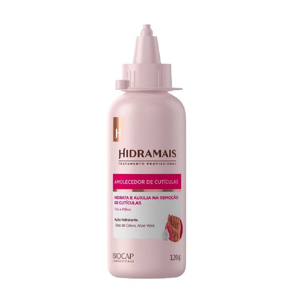 Amolecedor de Cutículas Hidramais 120g Óleo de Cravo e Aloe Vera Hidratação Profunda para Mãos e Pés