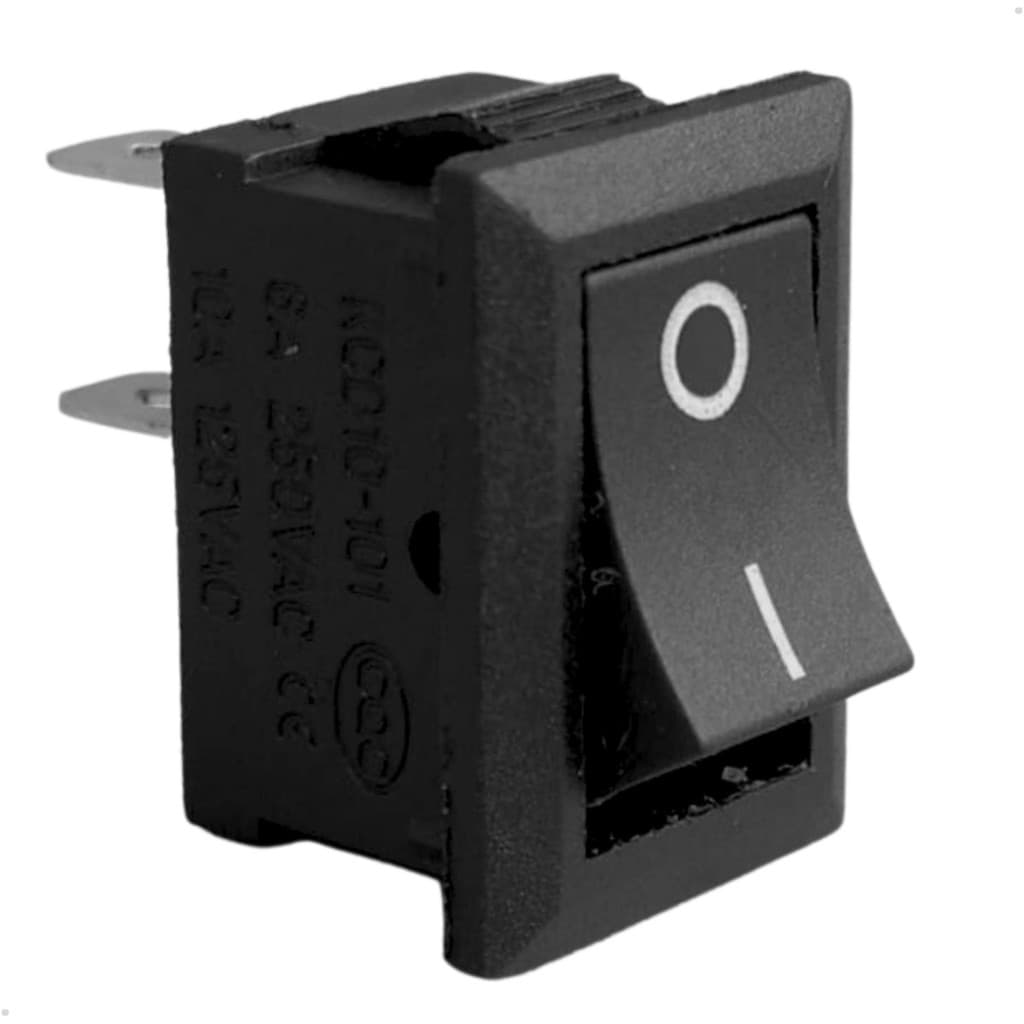 CHAVE TIC TAC KDC PRETA ON/OFF - 2 POS. - 2 TERM. - KCD1-101 NTV243