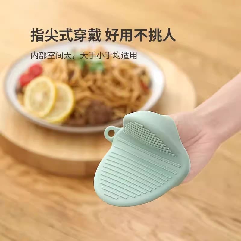 Luva térmica cozinha Silicone anti queimadura Luvas de forno Luvas de isolamento térmico de micro-ondas Anti-escal