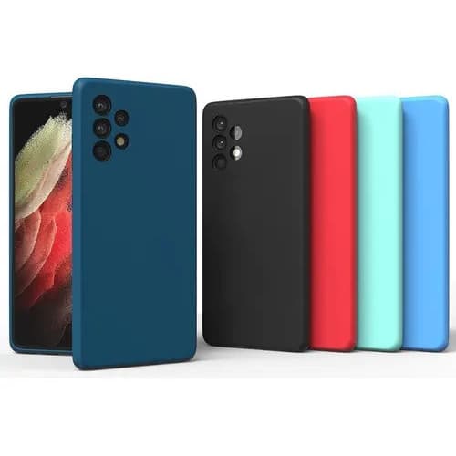 Capa Capinha Para Galaxy A72 Silicone Aveludado Soft Touch Cor Lavanda