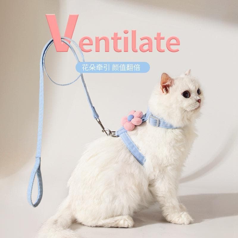 Coleira japonesa Muji para gatos, coleira em forma de I para animais de estimação, coleira pequena para cães e gatos