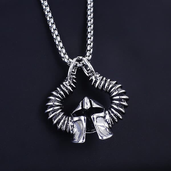 | 【bijuterias femininas】 | colar prata ✶Novo europeu americano Cross-Border tendência de aço inoxidável colar masculino