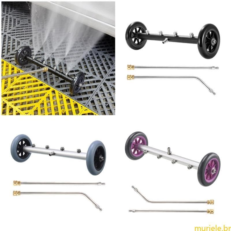 Conjunto Purificador Rodante Mur Auto Varinhas E Dobradas Para Limpeza Profunda