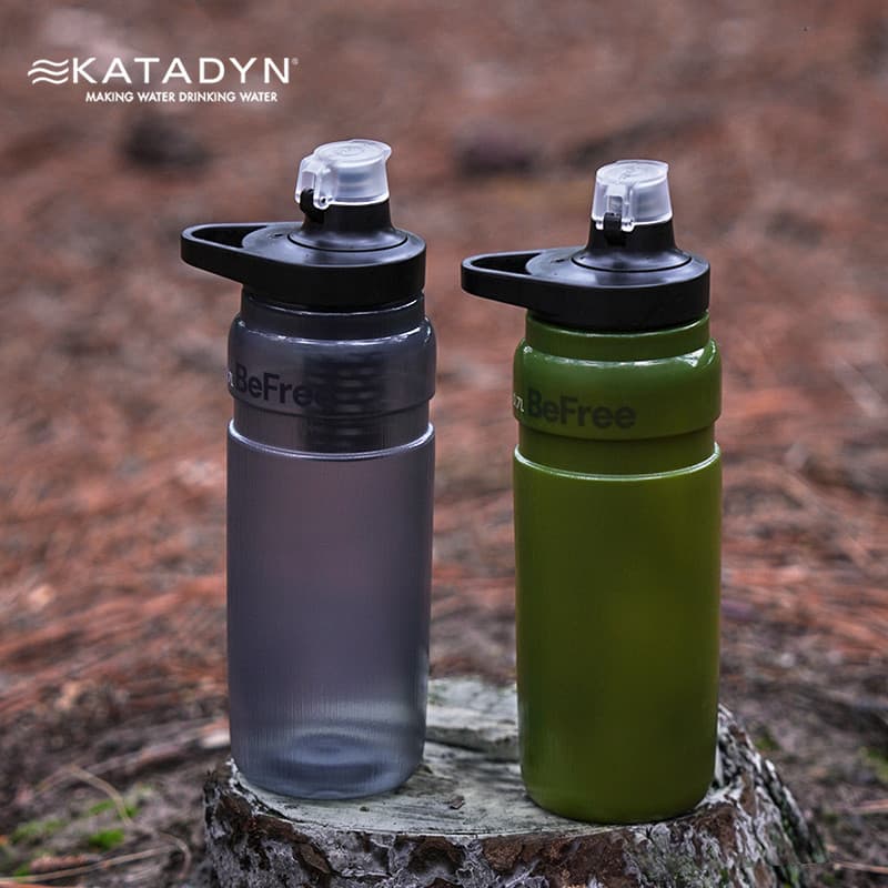 Katadyn Katadyn Bolsa de purificação de água Befree AC Garrafa externa de purificação de água de 0.7L filtra rapidamente