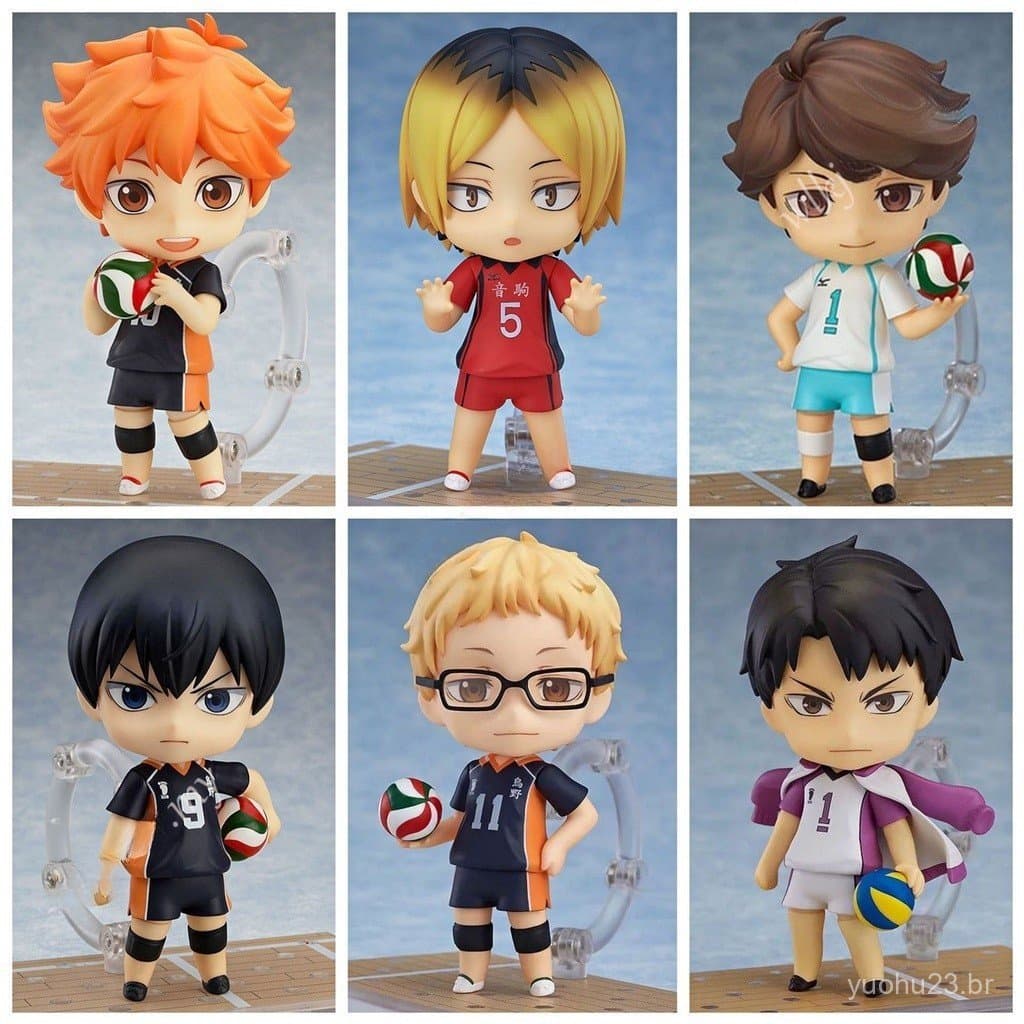 Haikyuu Nendoroid Voleibol Menino Oikawa Hinata 605 Shoyo TKageyama1455 Figura Móvel De Mudança De Rosto SCBT