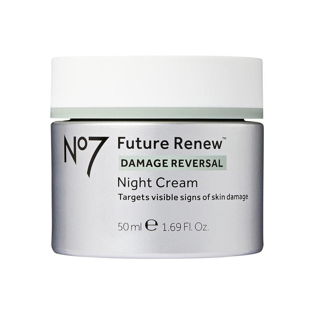 No7 Future Renew Damage Reverse Hidratante Facial Anti-Envelhecimento Noturno - Tecnologia de Peptídeos Injetáveis para