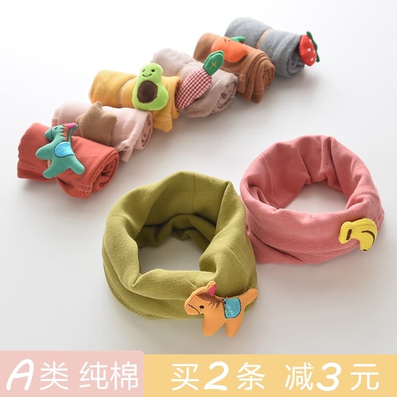 Babador infantil primavera outono estilo fino puro algodão pescoço capa bebê pescoço outono inverno quente meninos menin