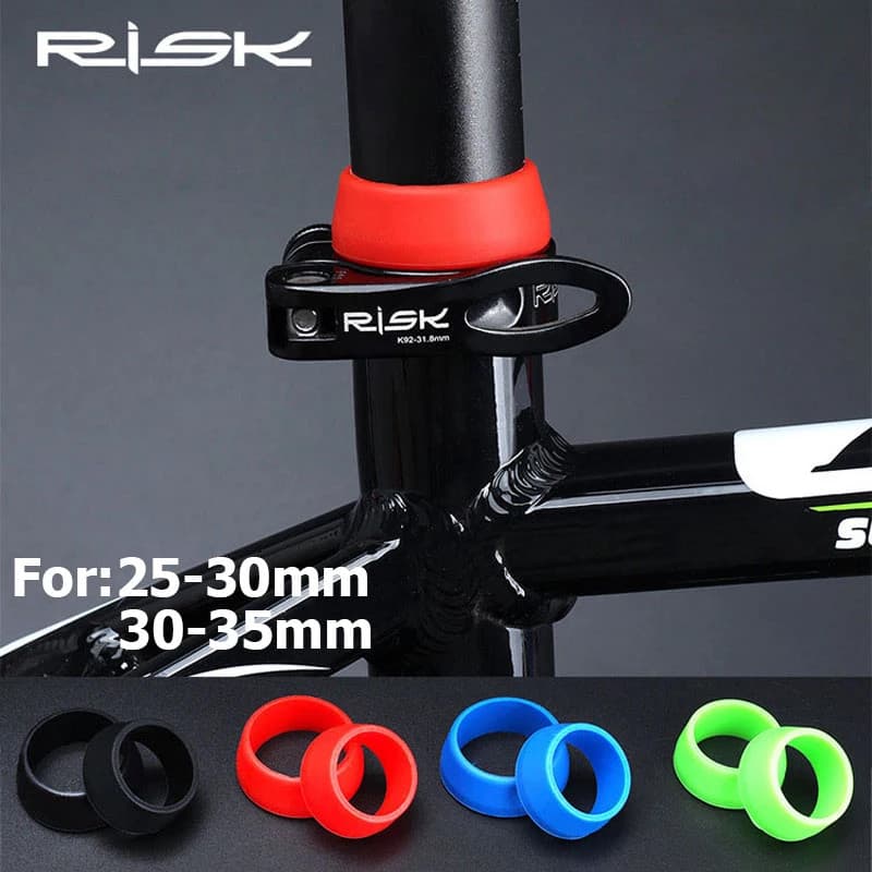 RISK Espigão De Assento De Bicicleta , Gel De Sílica , À Prova D'água , Proteção Contra Poeira , Elasticidade , Anel De