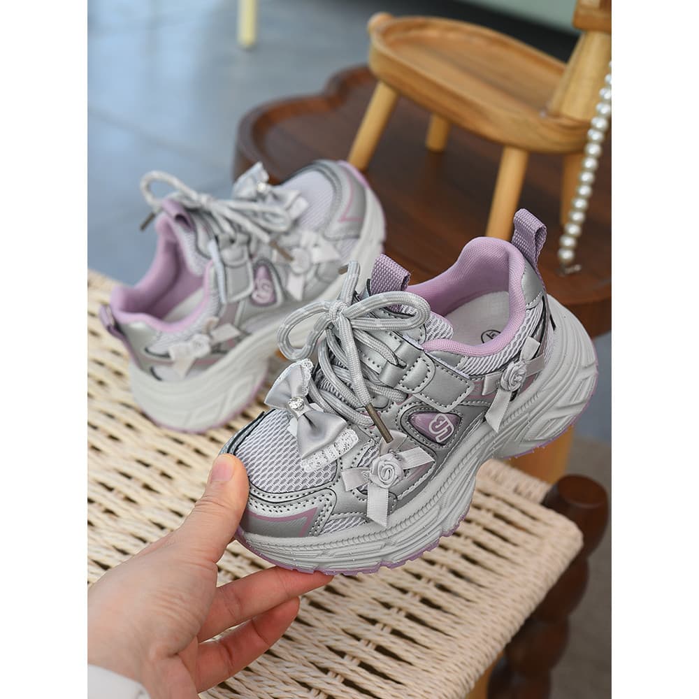 Meninas tênis crianças pai sapatos primavera moda All-Match sapatos meninas 2026 primavera outono novo estilo sapatos in