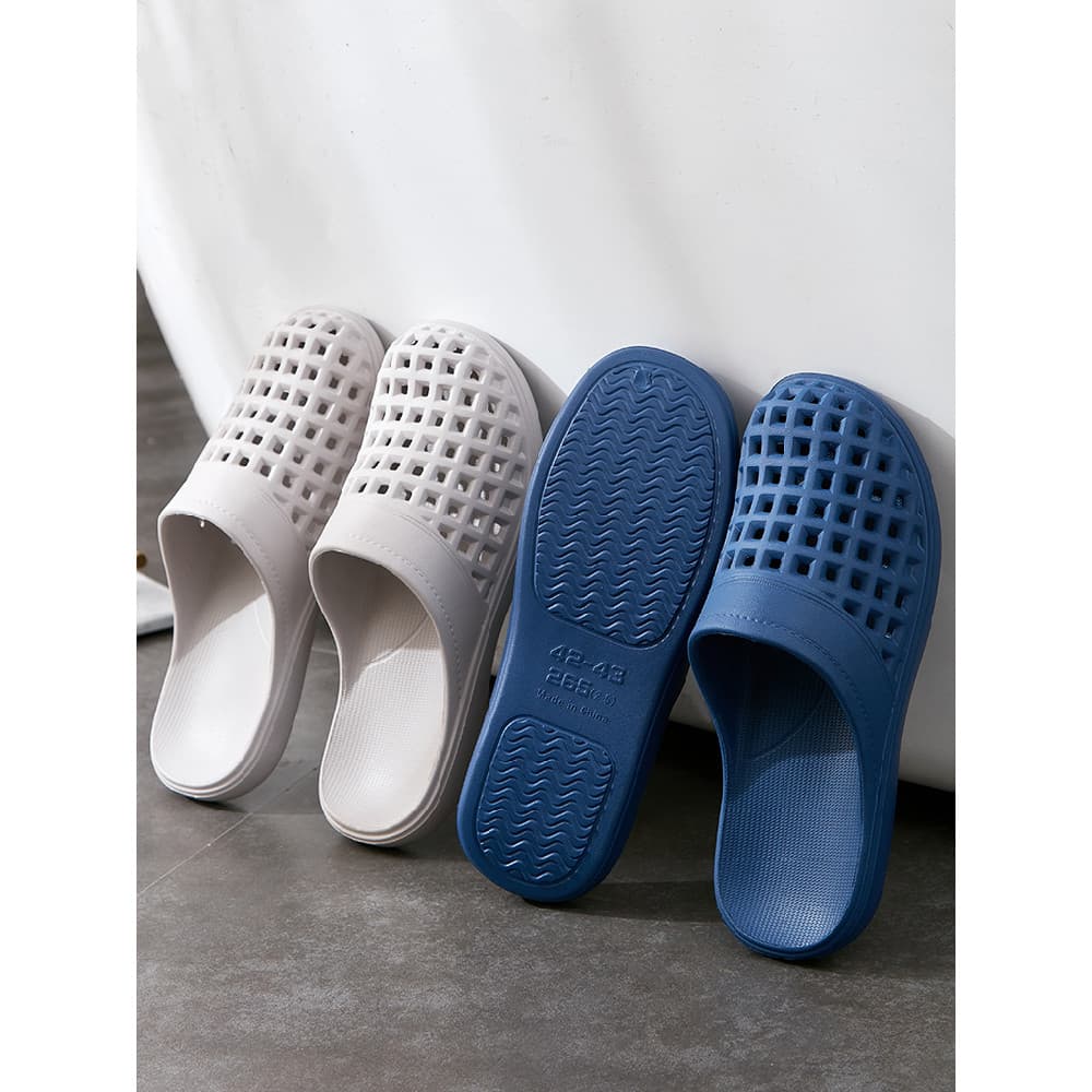 Sapatos de sola grossa buraco masculino verão exterior Wear 2026 novo estilo banheiro antiderrapante Baotou sandálias ch